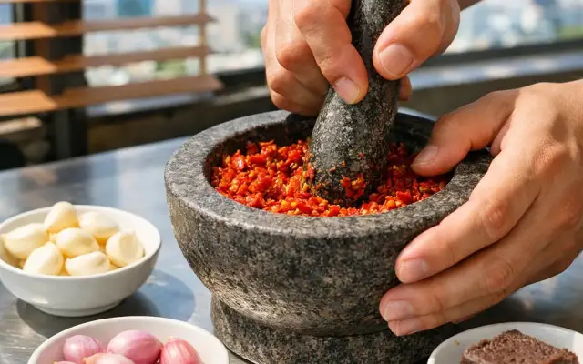 サトーン発 市場見学つきタイ料理教室